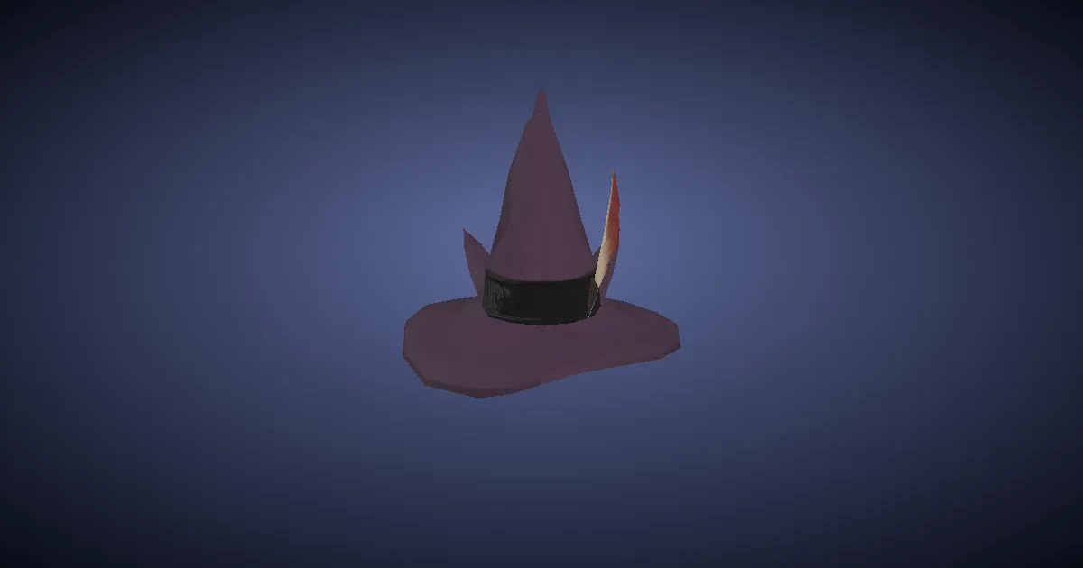 Ruby Cotton Hat of Casting - 3D render
