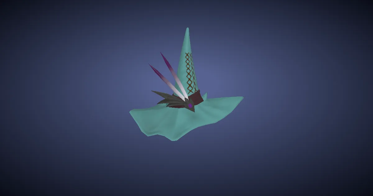 Rendu 3D de Chapeau de soigneur en kudzu