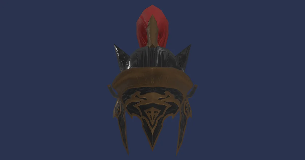 Field Commander's Helm - 3D render