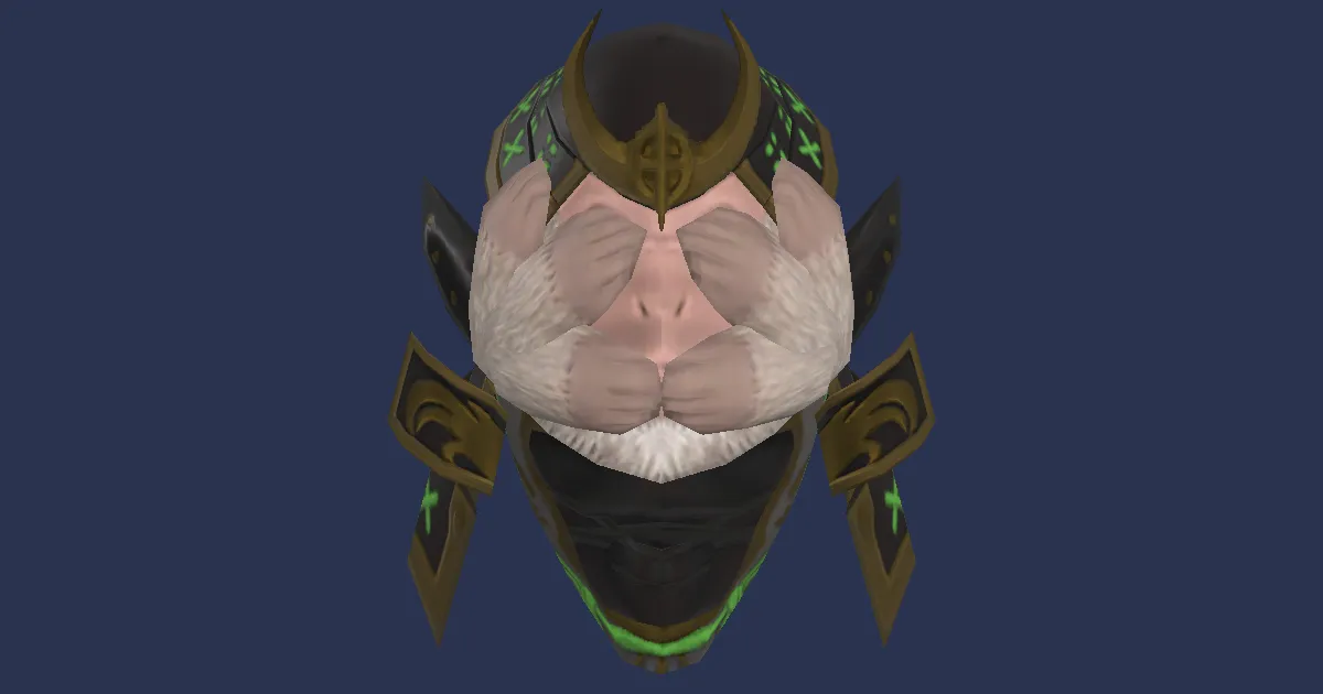 See No Helm - 3D render