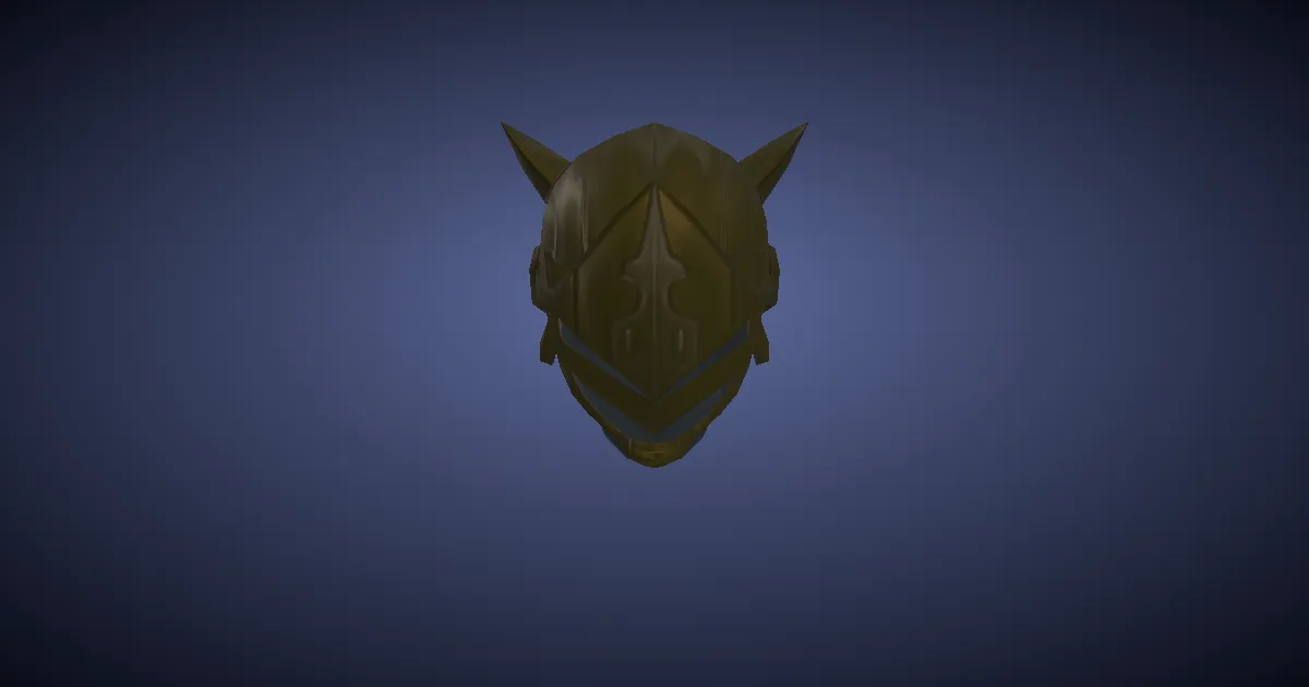 Bluespirit Helm of Fending - 3D render