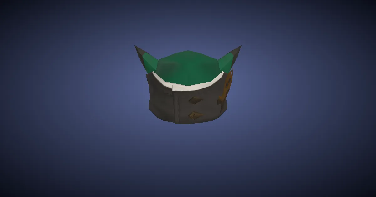 Ruby Cotton Cap - 3D render