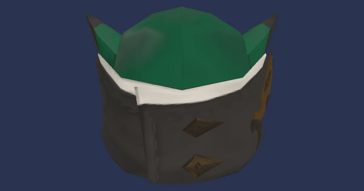 Ruby Cotton Cap - 3D render