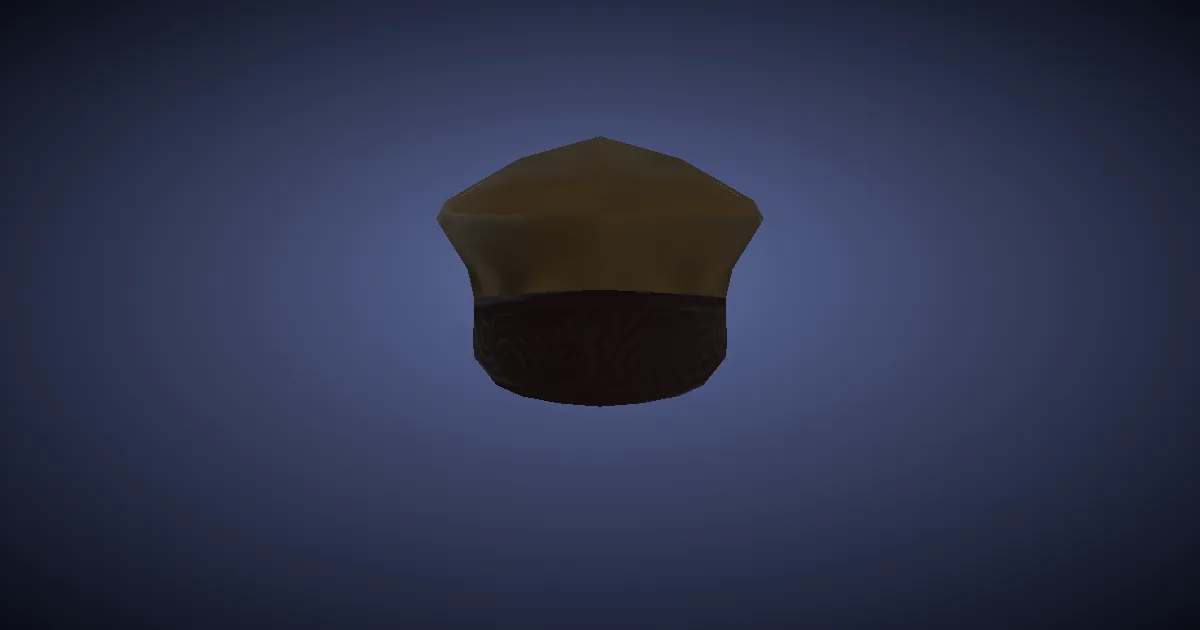 Pixie Cotton Hat of Crafting - 3D render