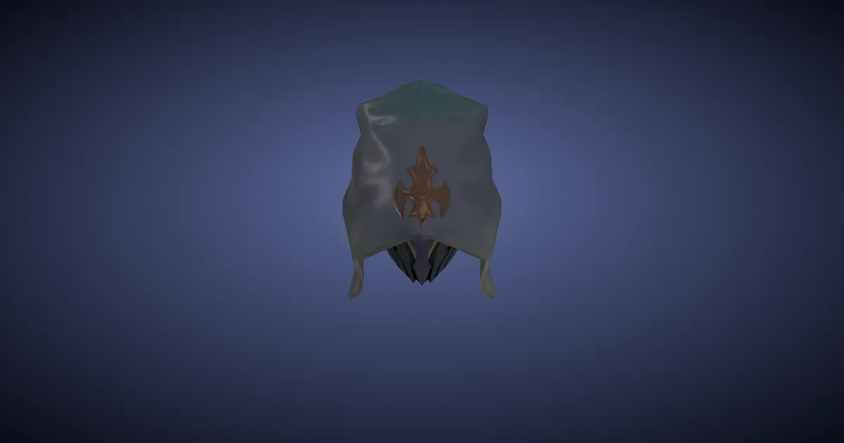 Marid Leather Hood of Scouting - 3D render