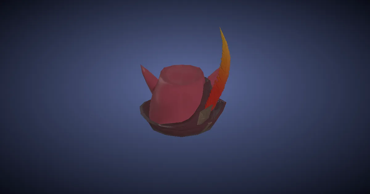 Serge Hat of Aiming - 3D render