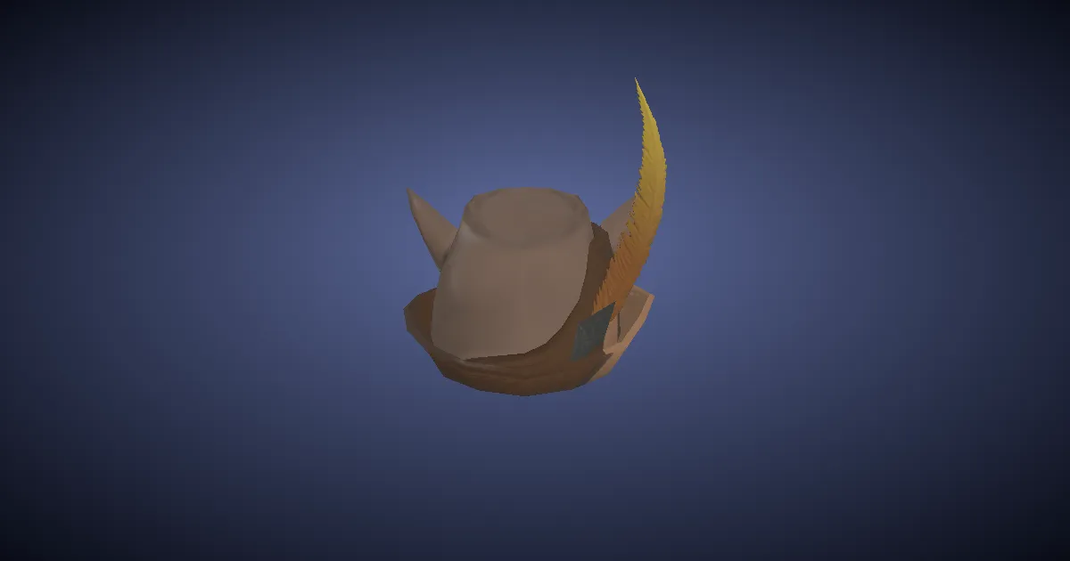 Serge Hat of Healing - 3D render