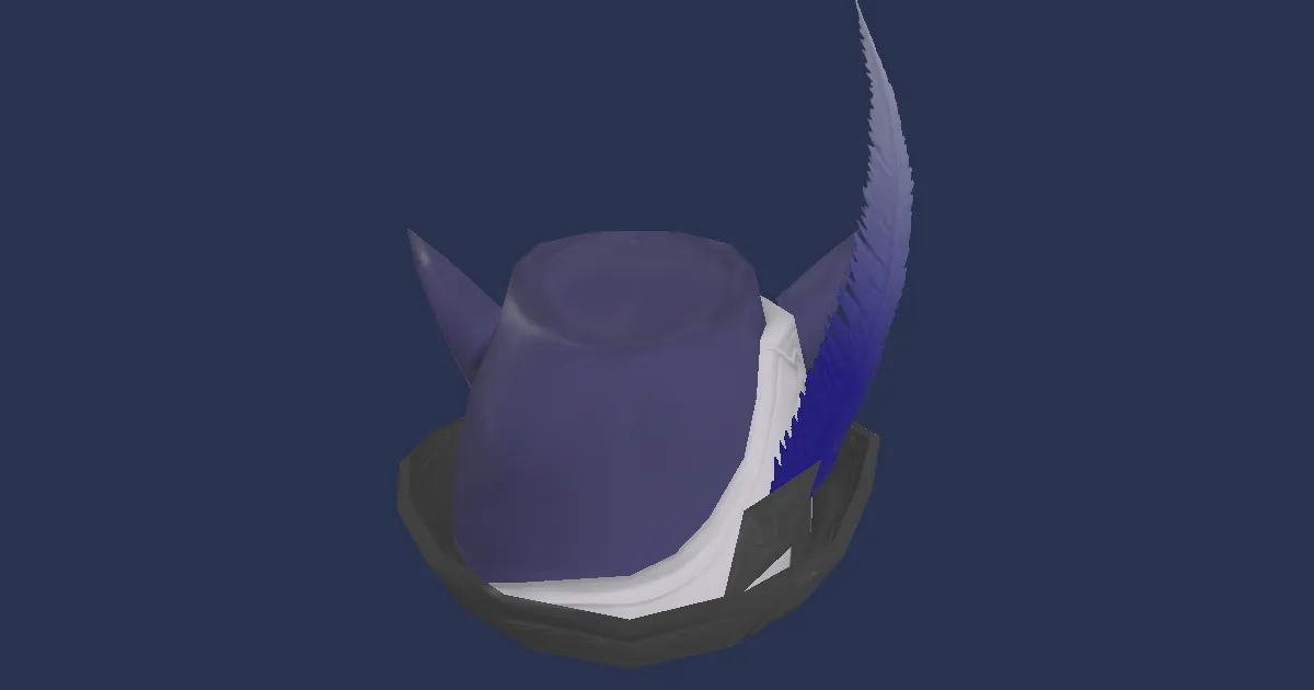Serge Hat of Casting - 3D render