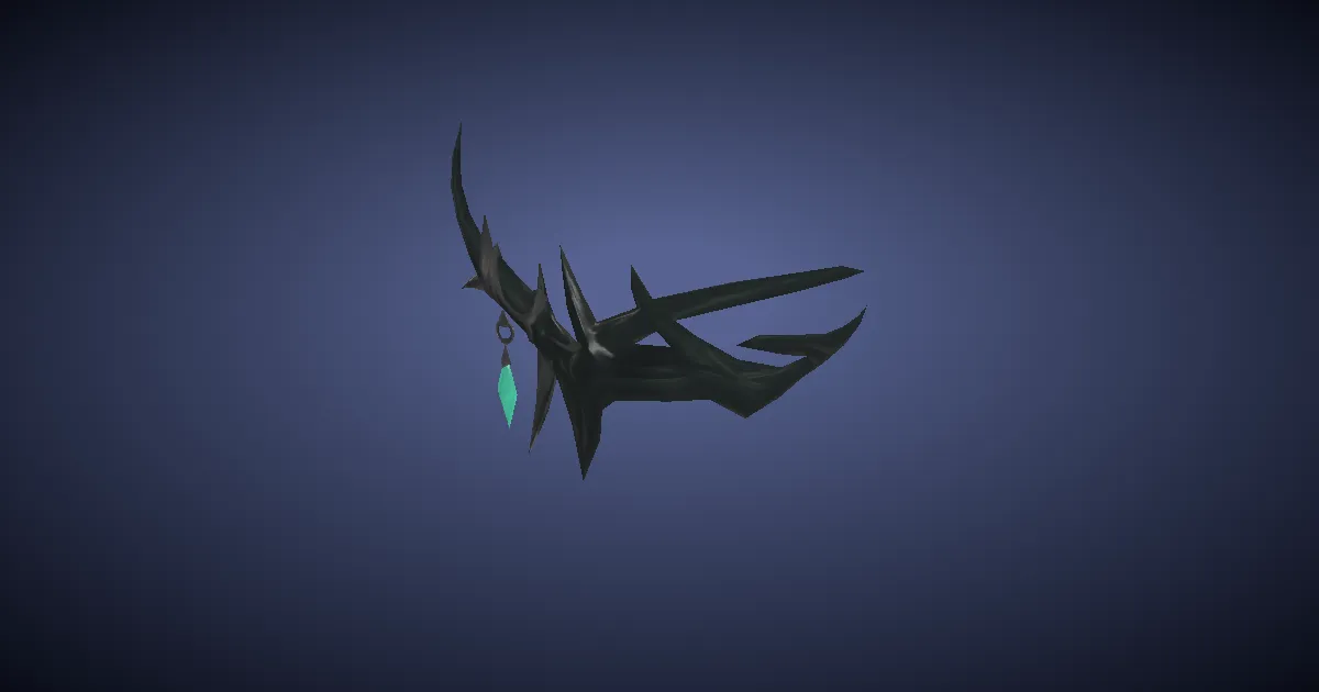 Pewter Circlet of Maiming - 3D render