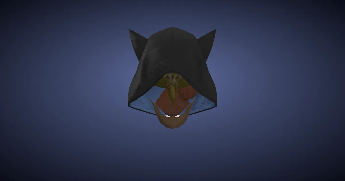 Rendu 3D de Capuche de soigneur en coton pixie
