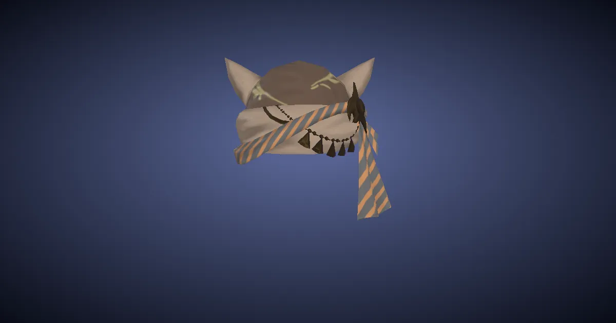 Brightlinen Turban of Crafting - 3D render