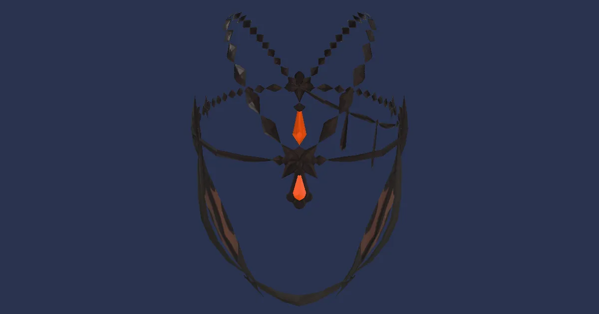 Titanbronze Headgear of Fending - 3D render