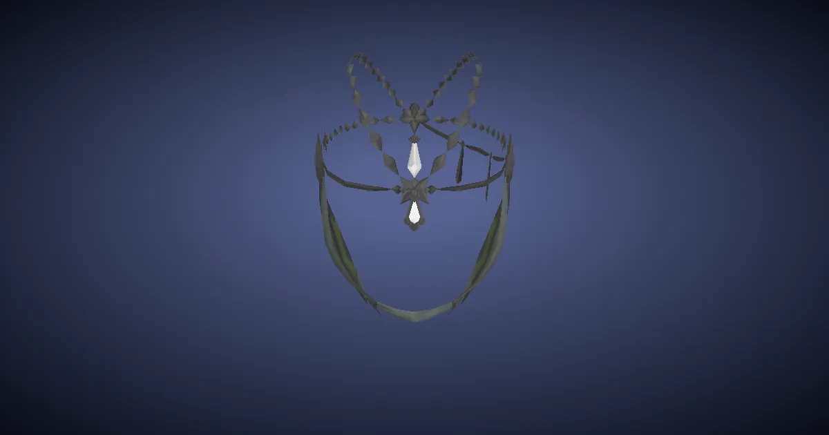 Lar Headgear of Maiming - 3D render