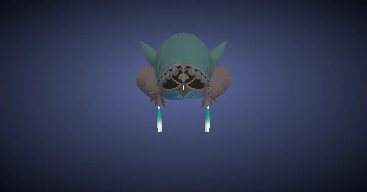 Snow Cotton Muffed Met of Casting - 3D render