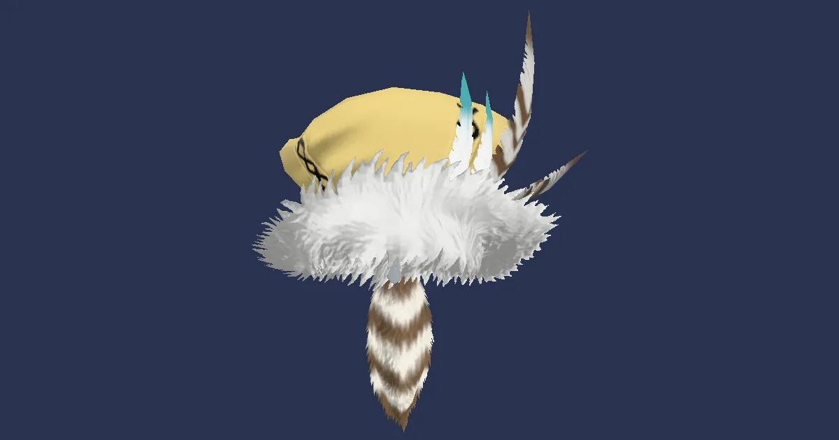 Tigerskin Cap of Gathering - 3D render