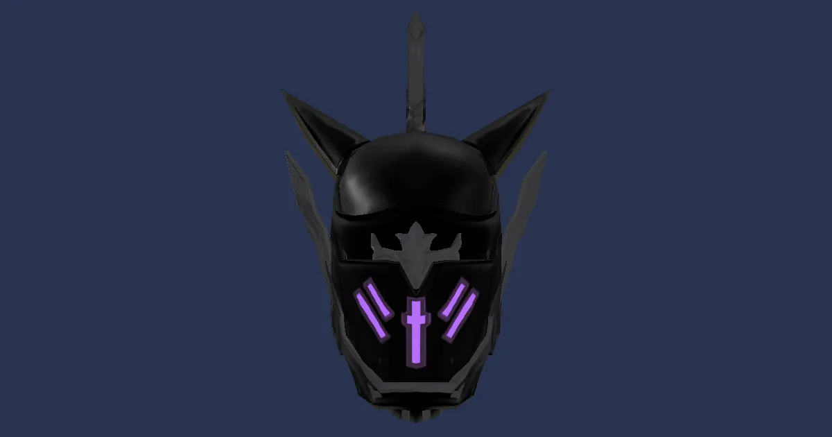 Rendu 3D de Casque de protecteur de Ra'Kaznar