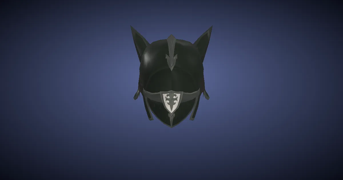 Rendu 3D de Casque de protecteur en durium noble