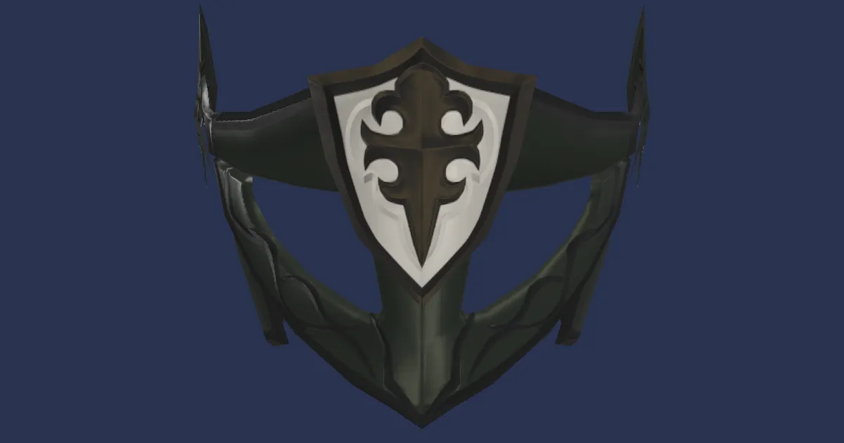 High Durium Visor of Aiming - 3D render