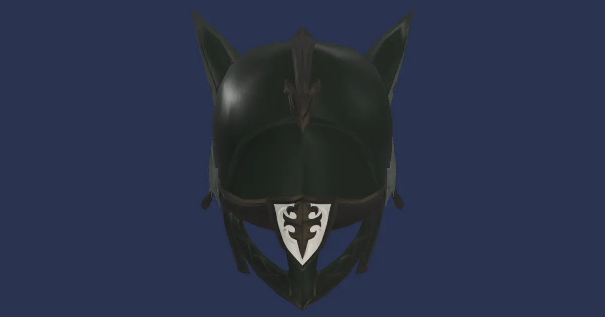 High Durium Helm of Scouting - 3D render