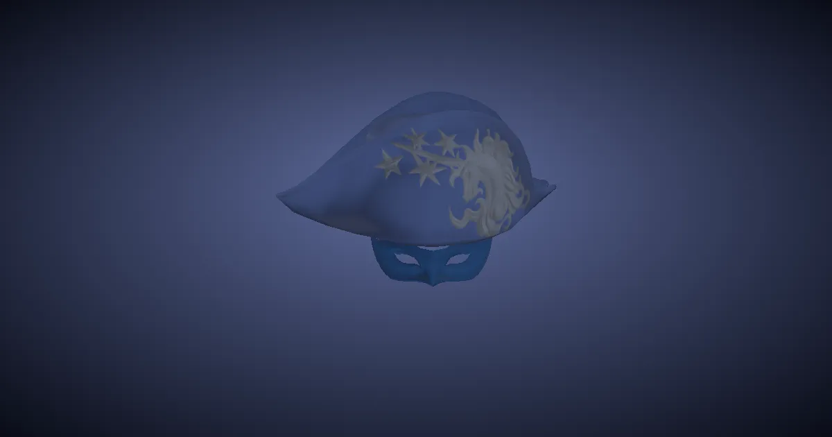 Rendu 3D de Bicorne de magus
