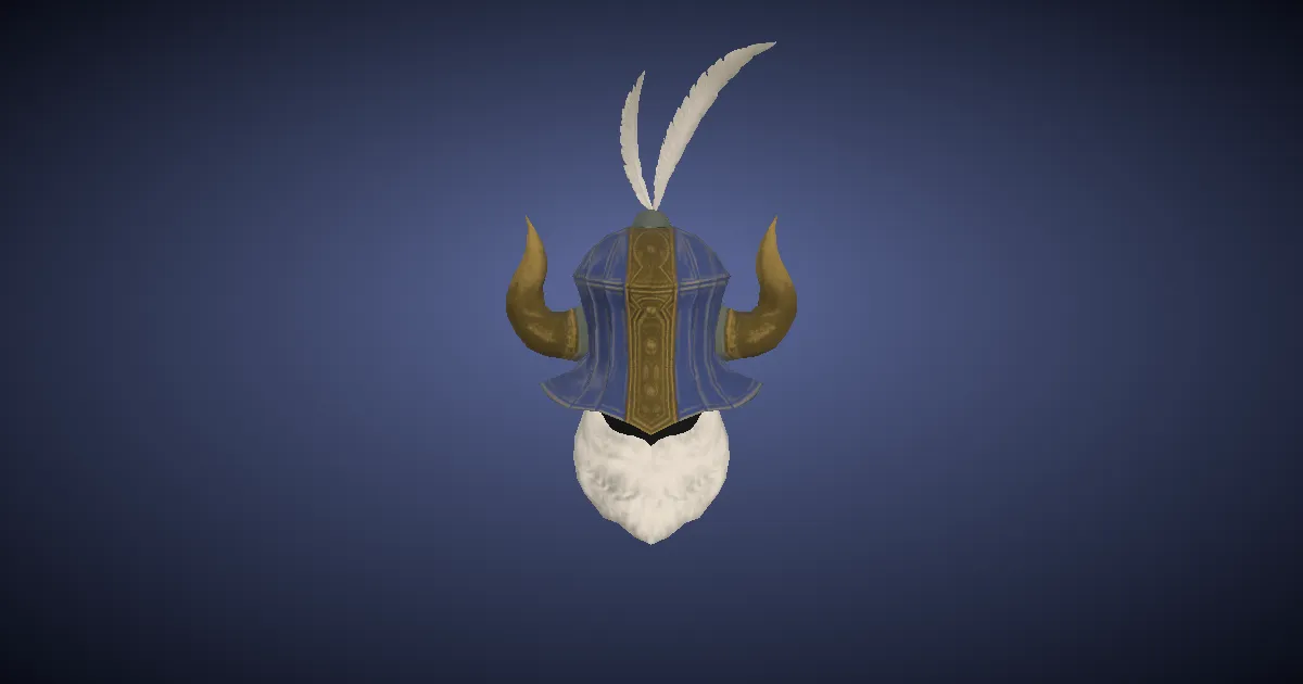 3D-Ansicht von Edelmithril-Helm der Verteidigung