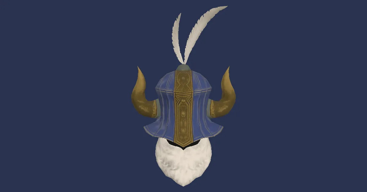Rendu 3D de Casque de protecteur en mithril noble