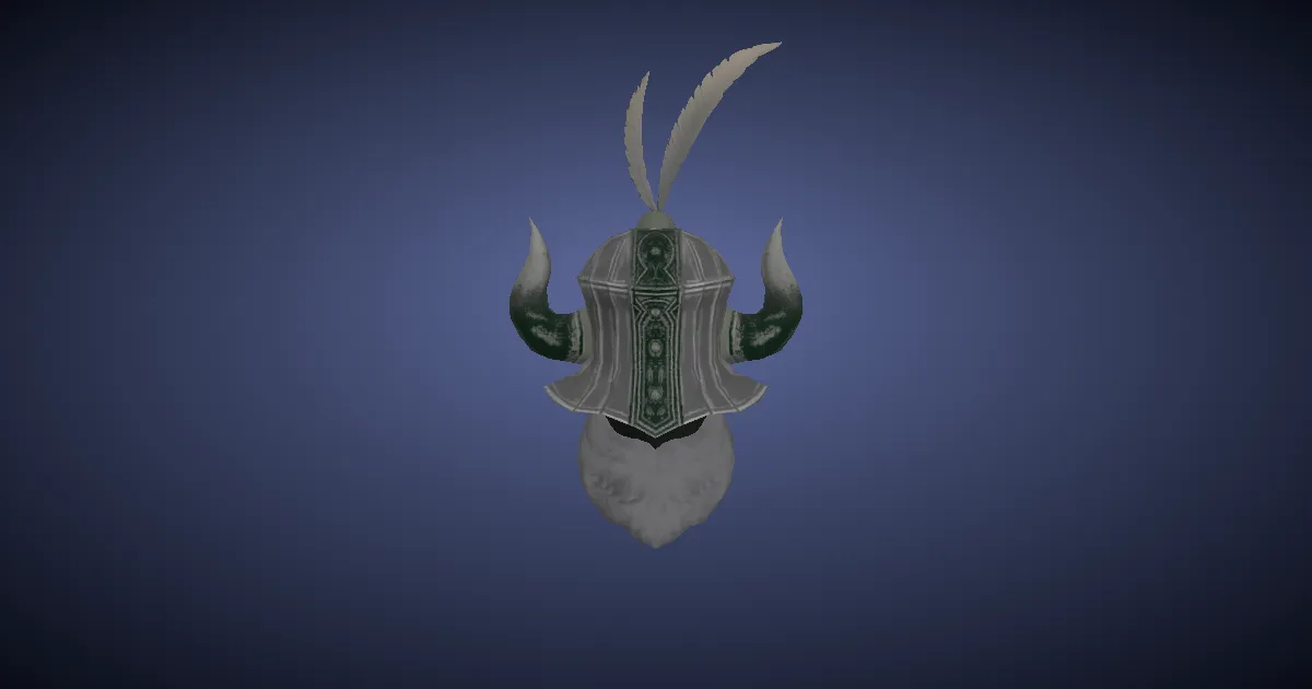 Dwarven Mythril Helm of Maiming - 3D render