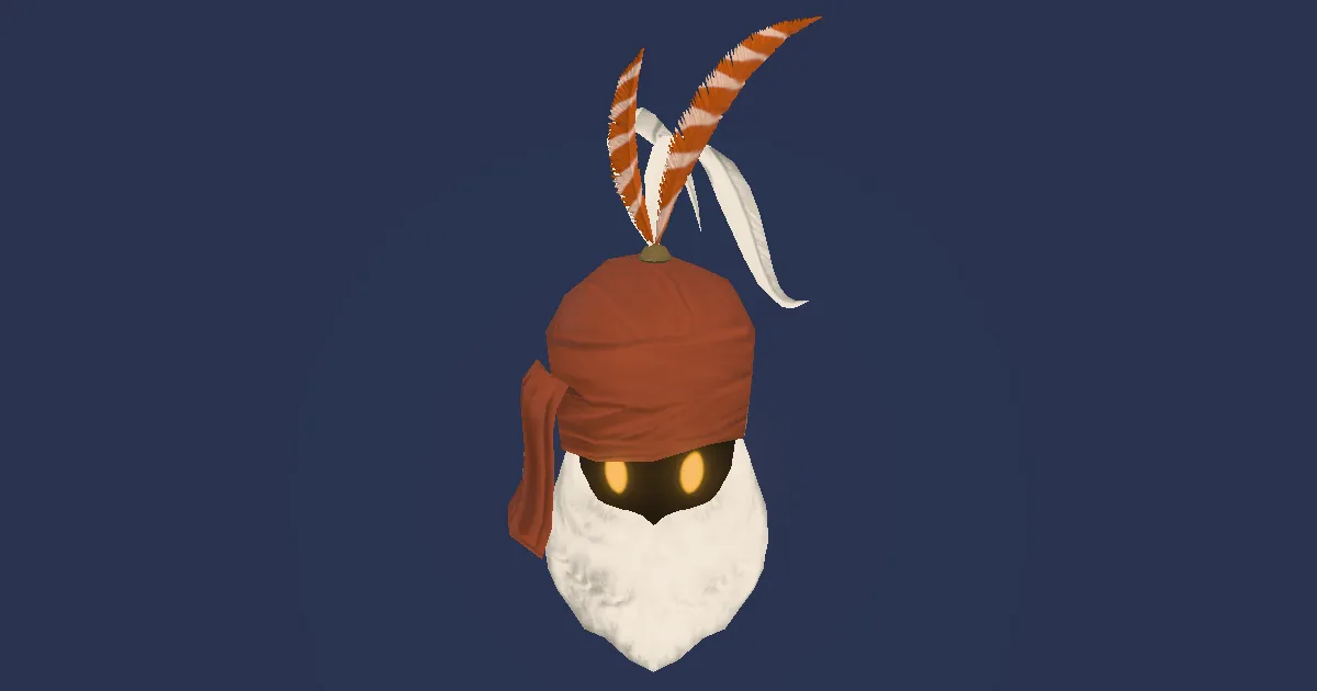 Dwarven Cotton Turban of Aiming - 3D render