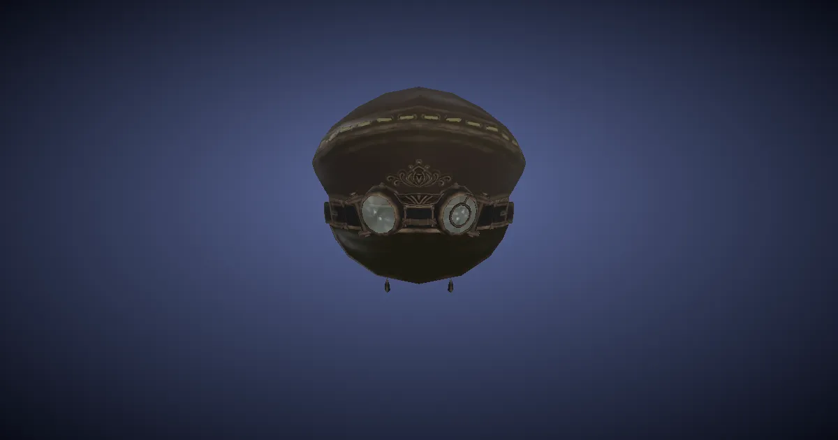 Rendu 3D de Casquette de protecteur en velours de Caean