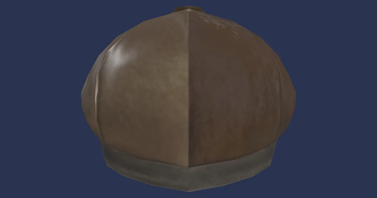 3D-Ansicht von Rroneeksergen-Kappe des Handwerks