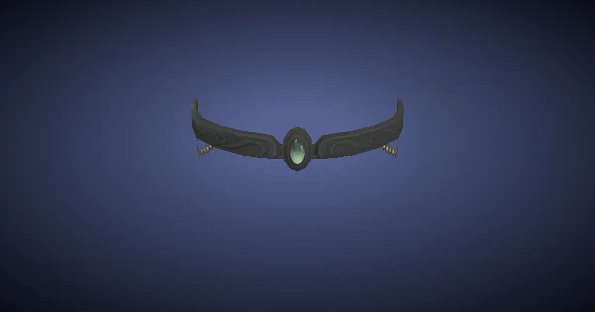 Ihuykanite Circlet of Maiming - 3D render