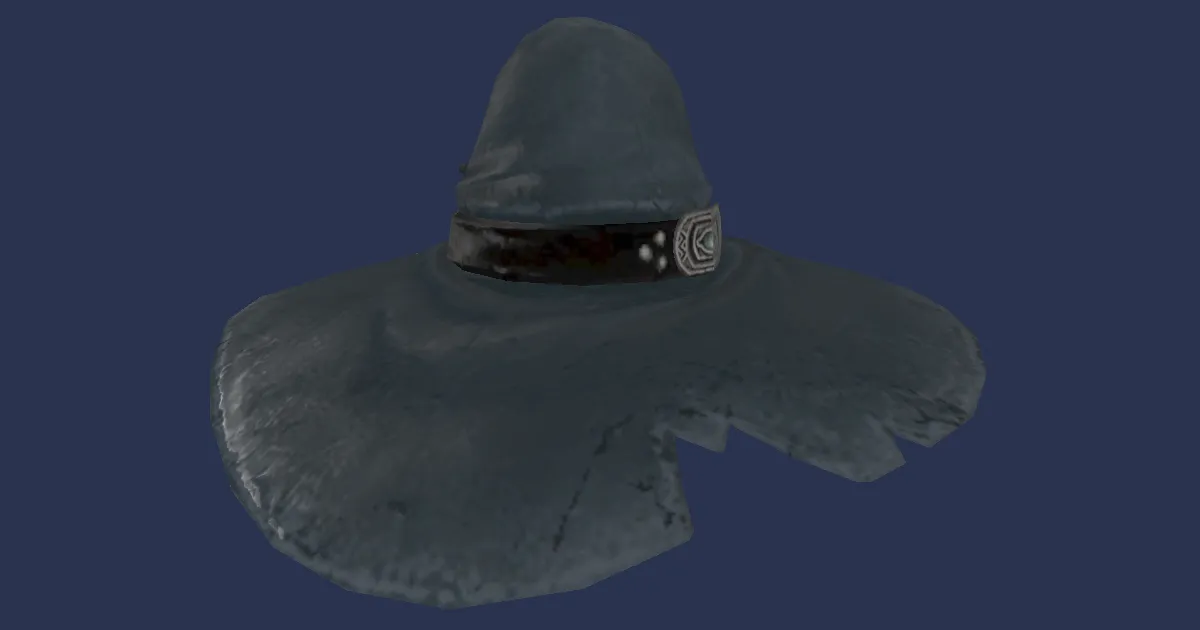 Mountain Linen Hat of Casting - 3D render
