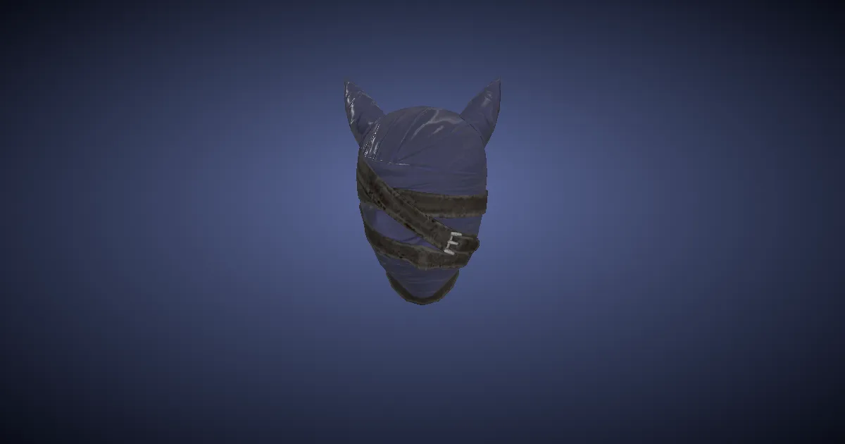 Rendu 3D de Bandage de tête de pisteur en lin des montagnes