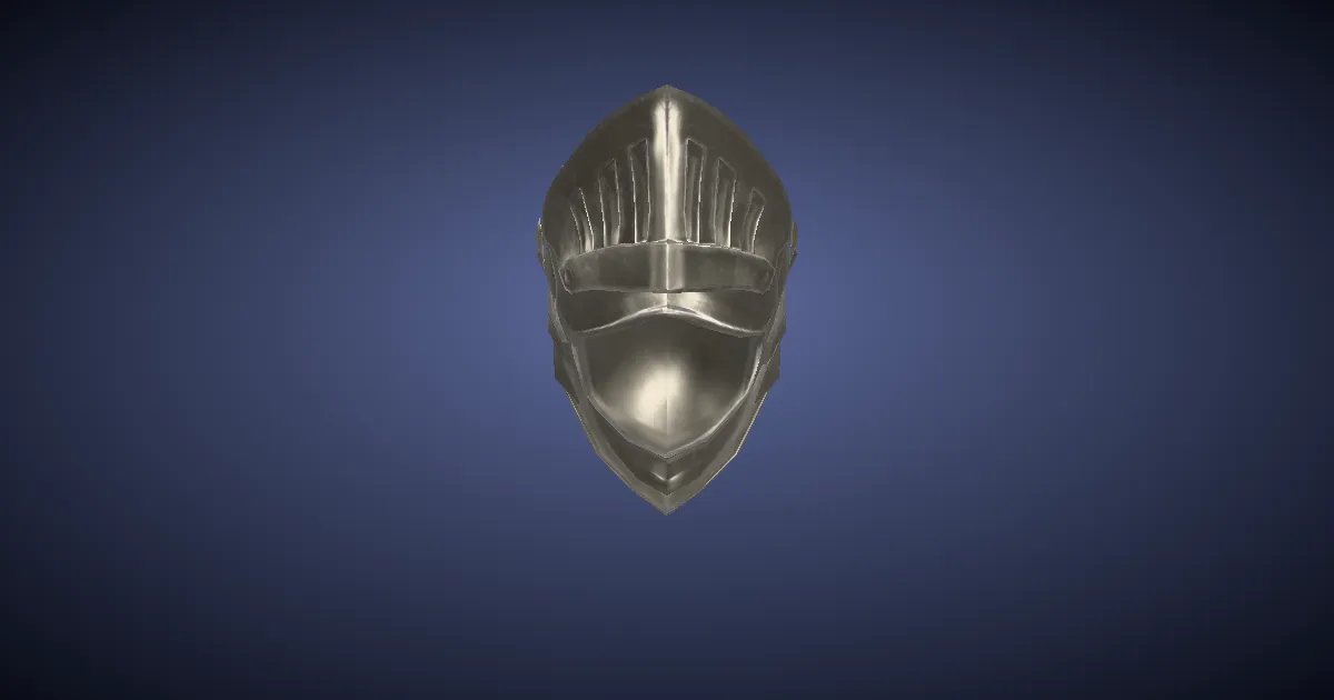 Rendu 3D de Casque de protecteur du roman royal