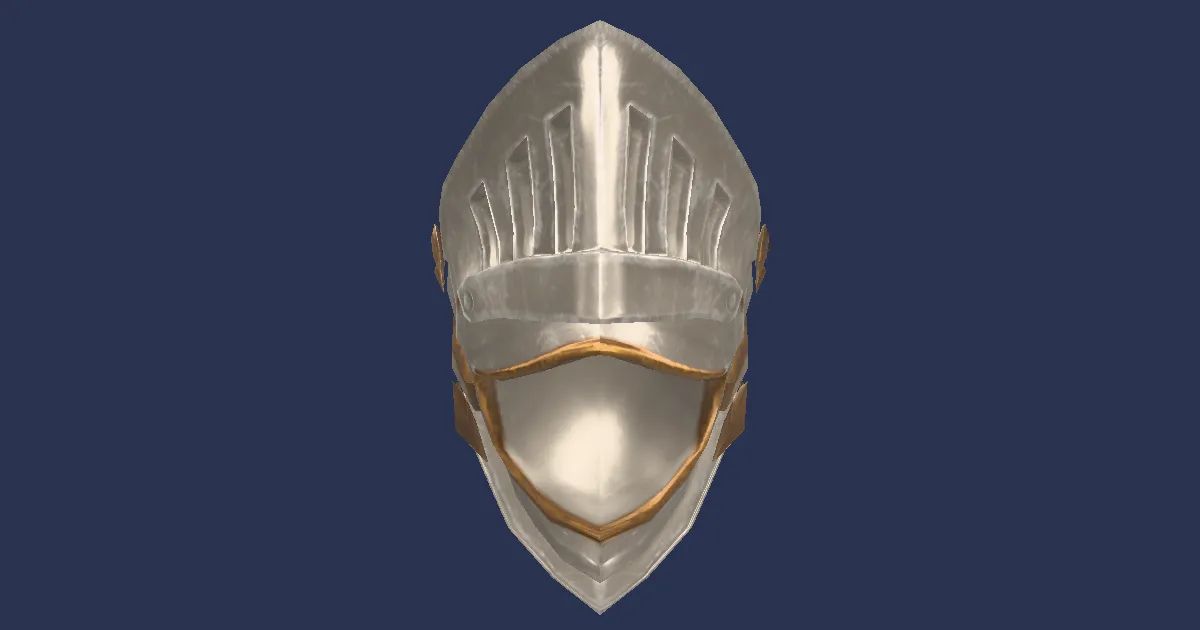 Historia Helm of Maiming - 3D render