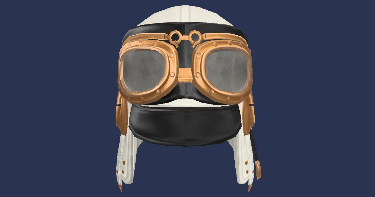 Bygone Brass Calot of Casting - 3D render