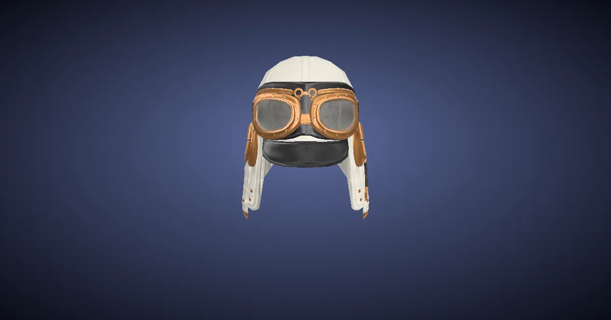 Bygone Brass Calot of Casting - 3D render