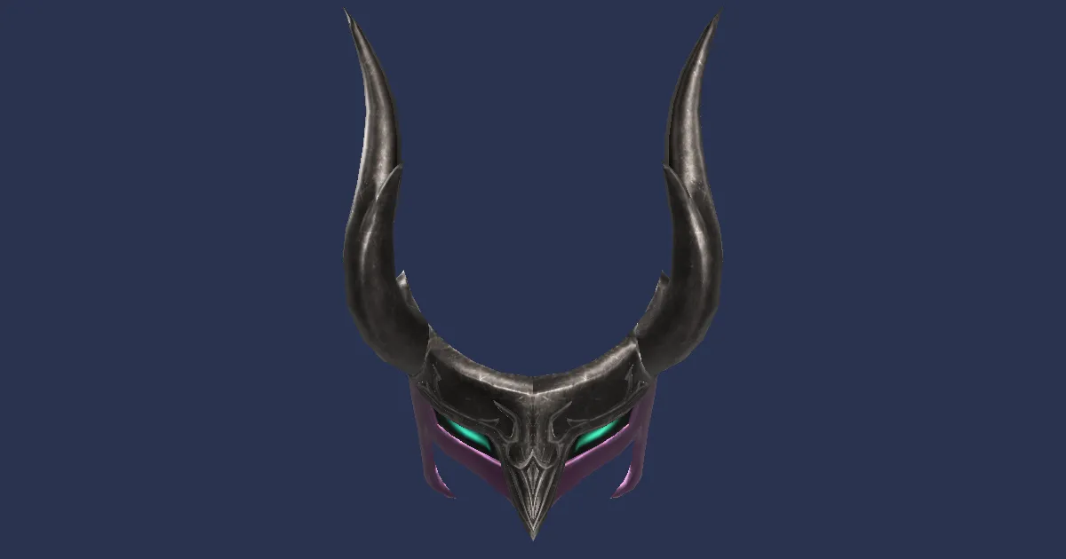 Phantom Vision Mask of Maiming +1 - 3D render