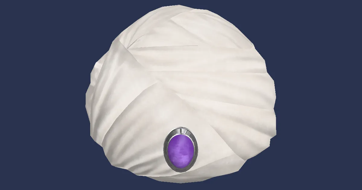 Phantom Vision Turban of Aiming - 3D render