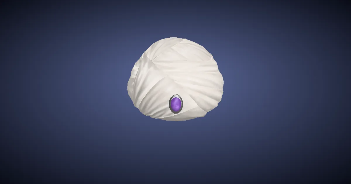 Phantom Vision Turban of Aiming - 3D render