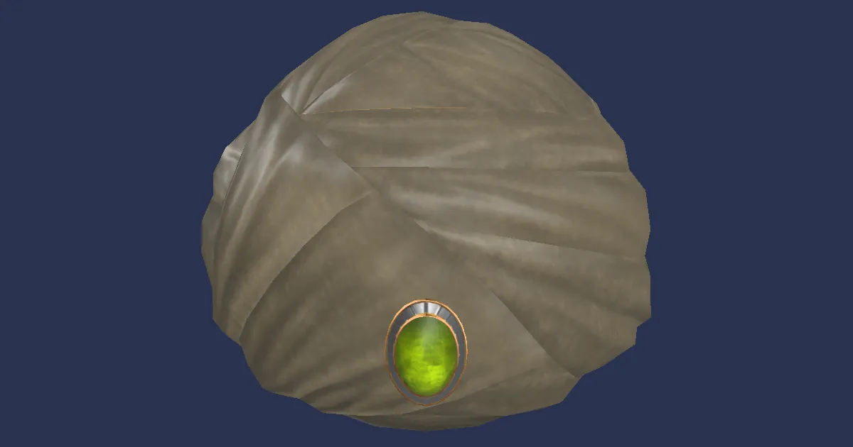 Phantom Vision Turban of Scouting - 3D render