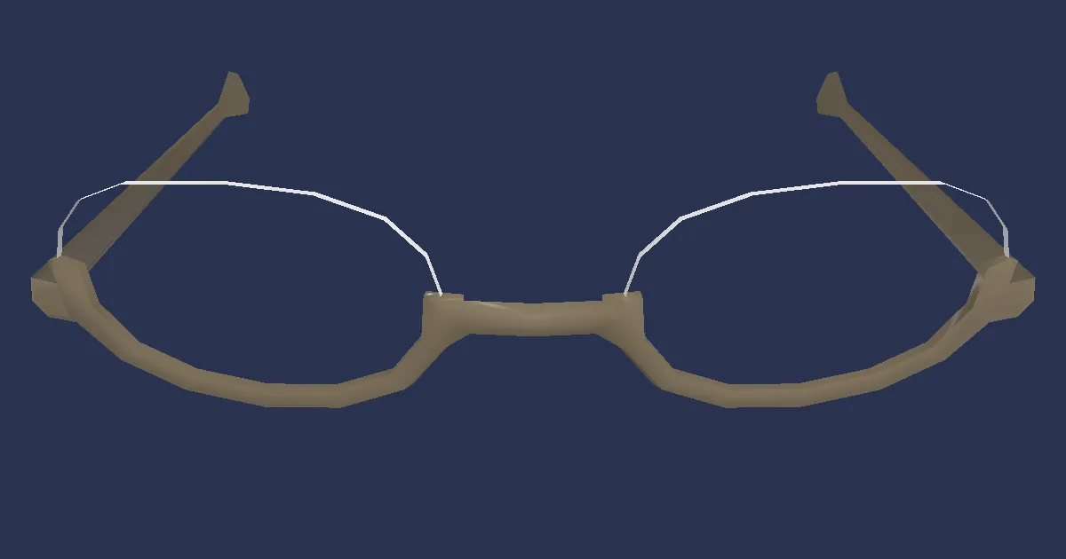 Inspector's Eyeglasses - 3D render