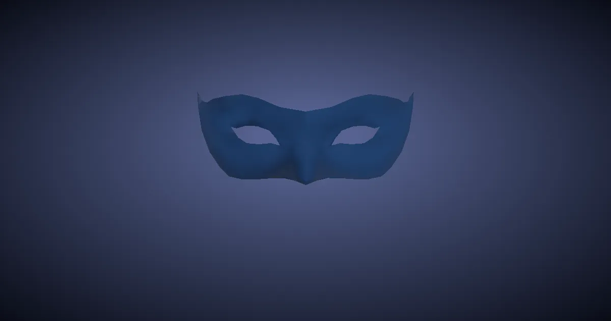 Mask of Azuro - 3D render
