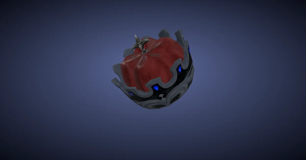 3D-Ansicht von Prinzessinnen-Minikrone