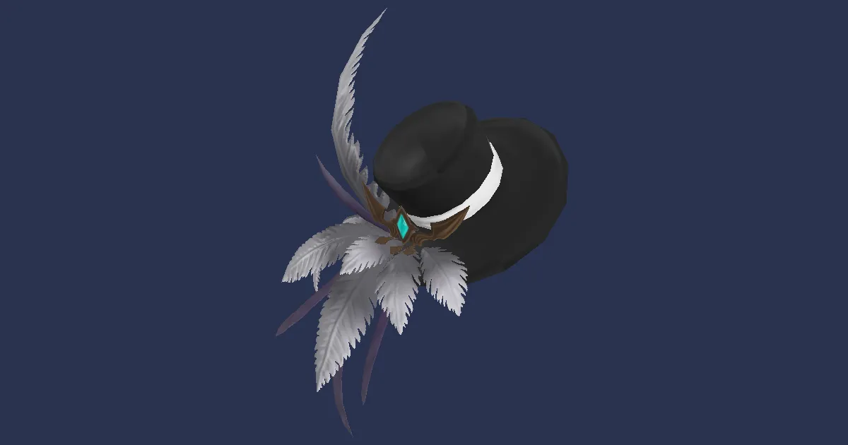 Royal Seneschal's Chapeau - 3D render