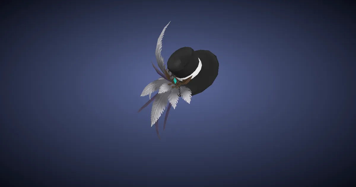 3D-Ansicht von Chapeau des königlichen Dieners