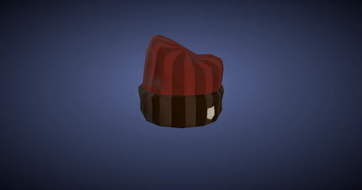 Serge Knit Cap - 3D render