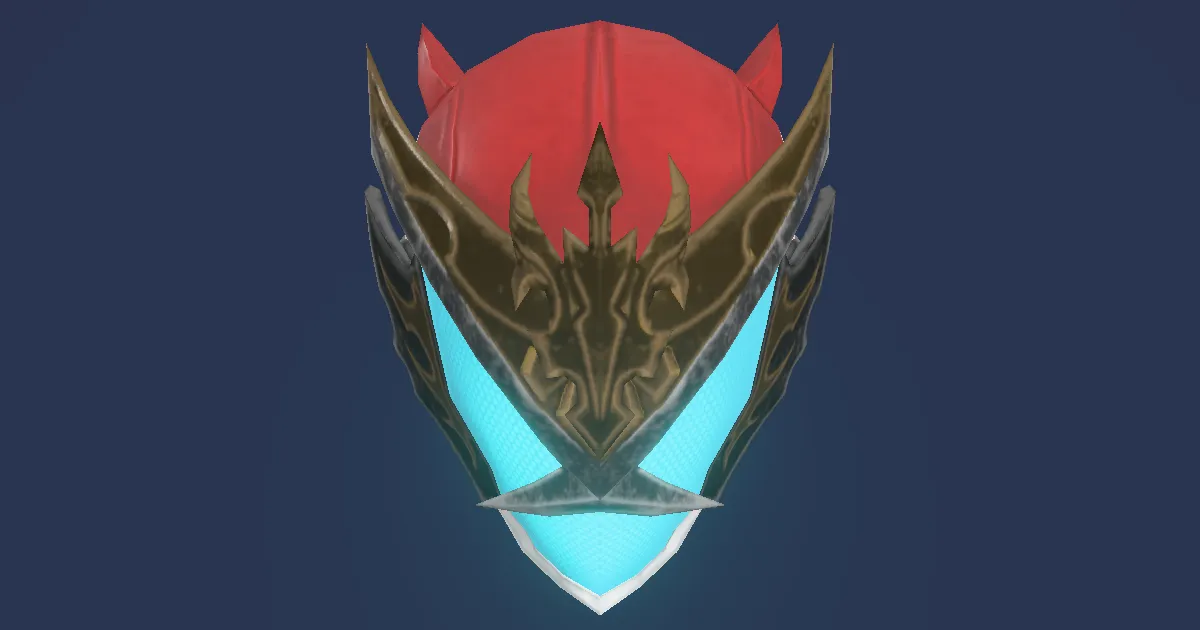 Phoenix Riser Helmet - 3D render