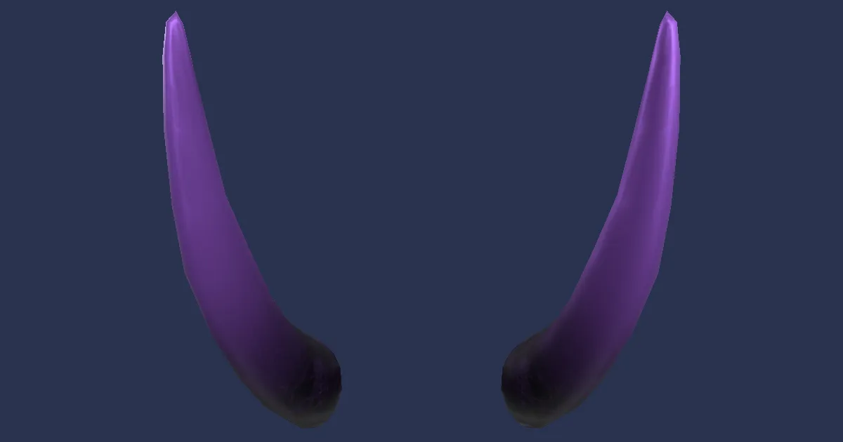 Rendu 3D de Cornes du diable nocturne