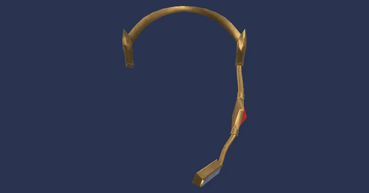 Seneschal Prince's Headset - 3D render